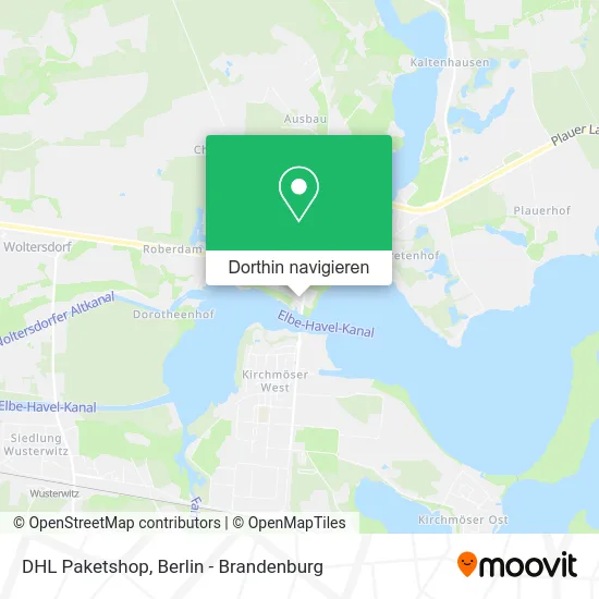 DHL Paketshop Karte