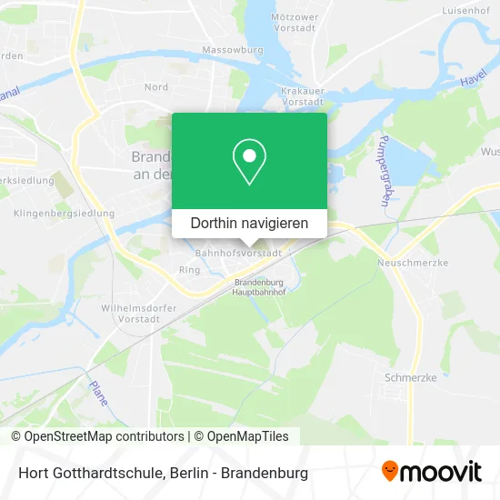 Hort Gotthardtschule Karte