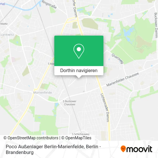 Poco Außenlager Berlin-Marienfelde Karte