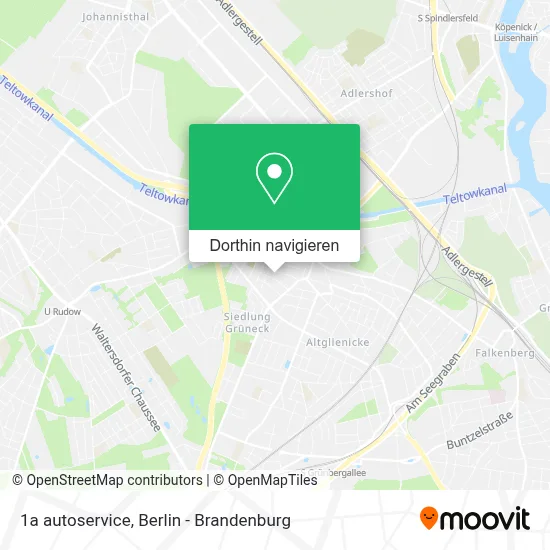 1a autoservice Karte