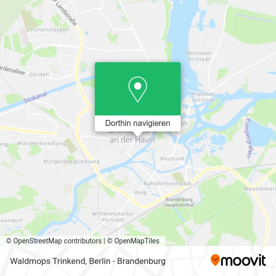 Waldmops Trinkend Karte