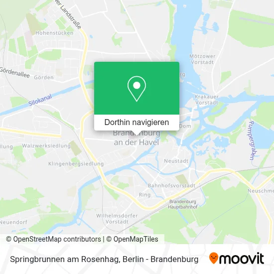 Springbrunnen am Rosenhag Karte