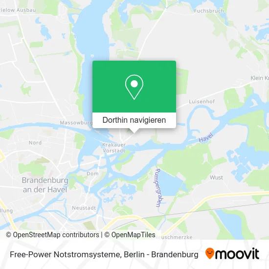 Free-Power Notstromsysteme Karte