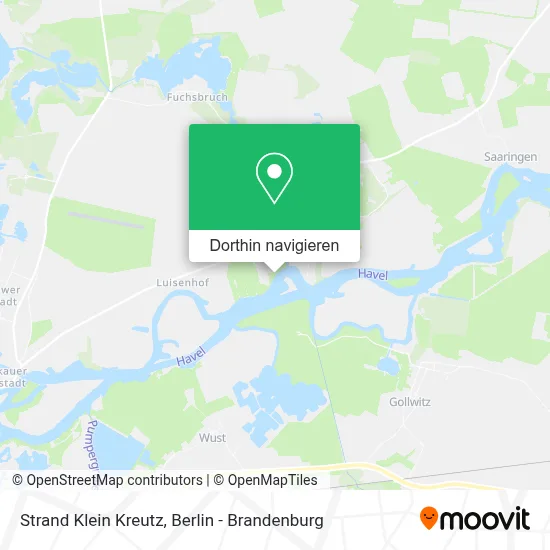 Strand Klein Kreutz Karte