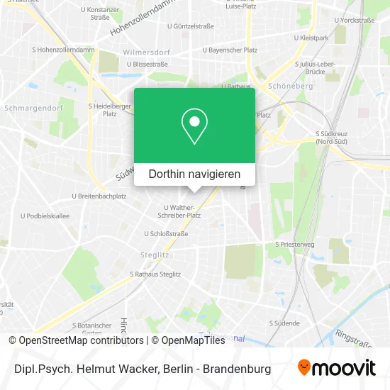 Dipl.Psych. Helmut Wacker Karte