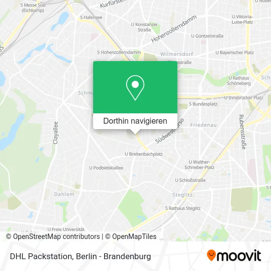 DHL Packstation Karte