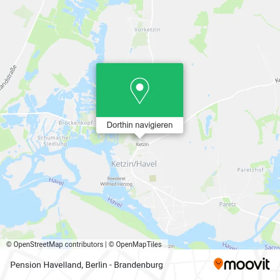 Pension Havelland Karte