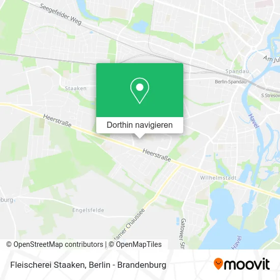 Fleischerei Staaken Karte