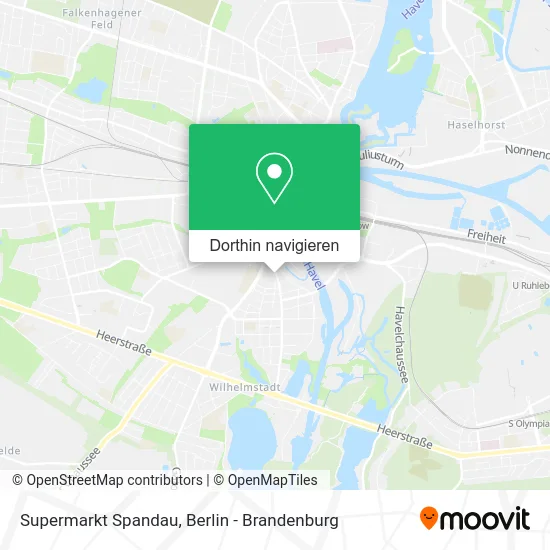 Supermarkt Spandau Karte