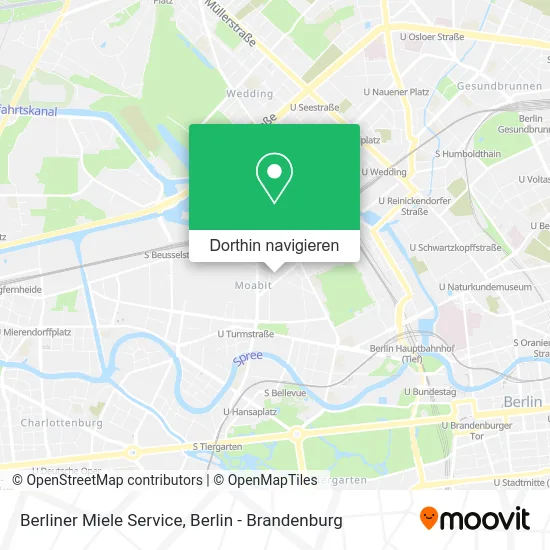 Berliner Miele Service Karte