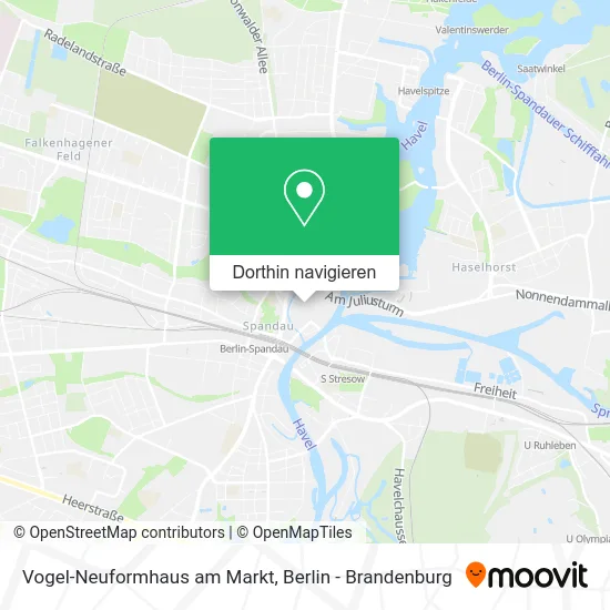 Vogel-Neuformhaus am Markt Karte