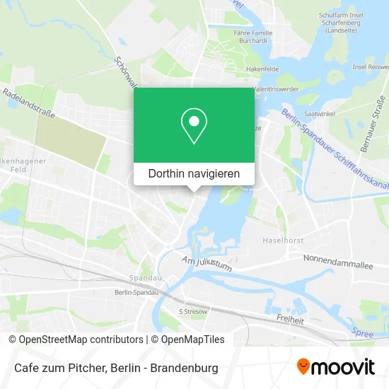 Cafe zum Pitcher Karte