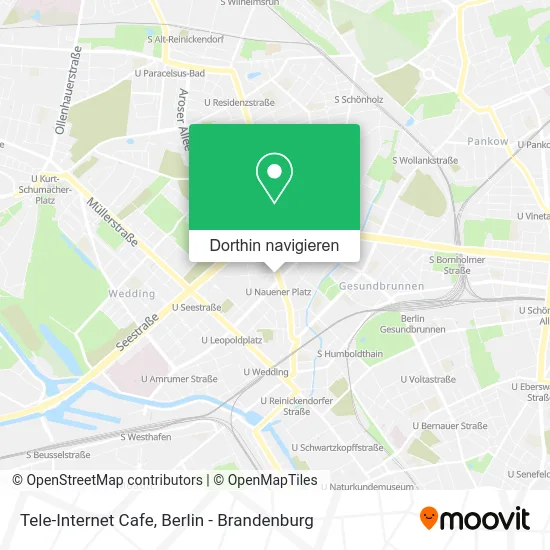 Tele-Internet Cafe Karte