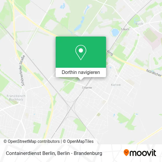 Containerdienst Berlin Karte