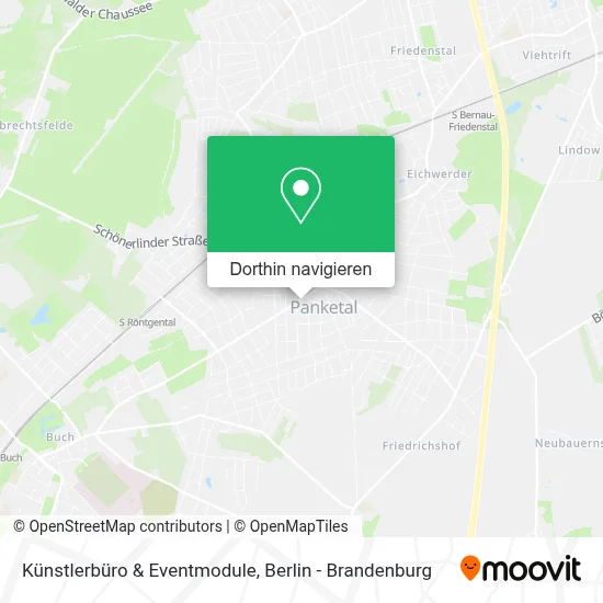 Künstlerbüro & Eventmodule Karte