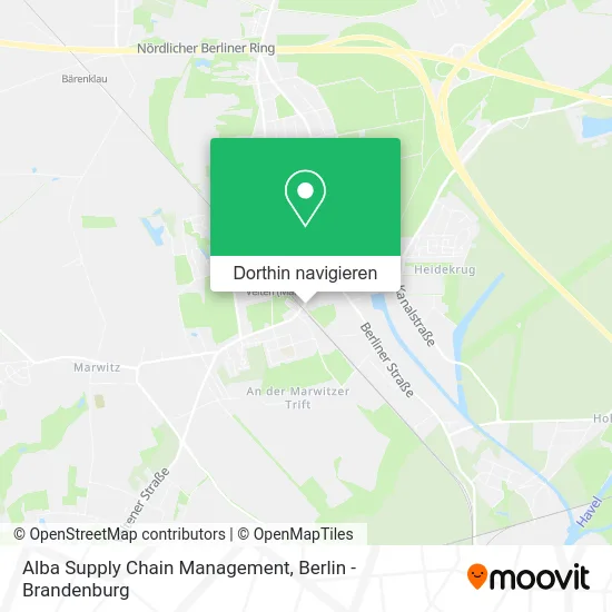 Alba Supply Chain Management Karte