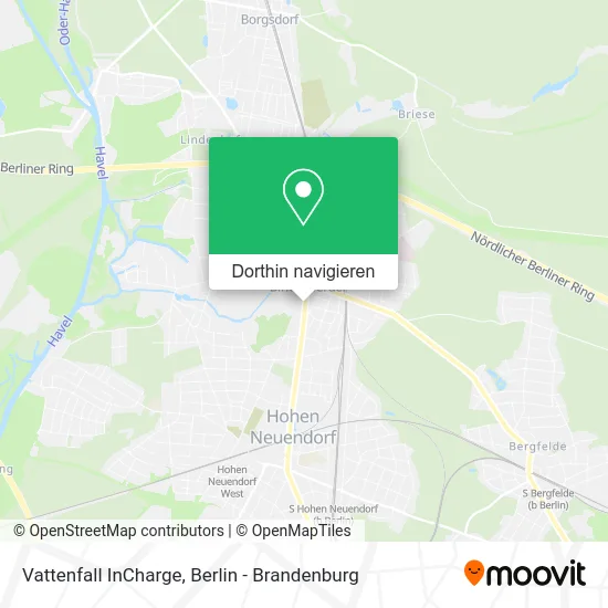 Vattenfall InCharge Karte
