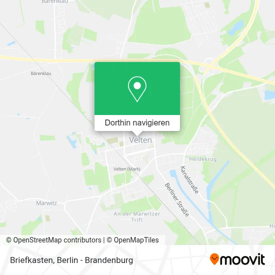 Briefkasten Karte