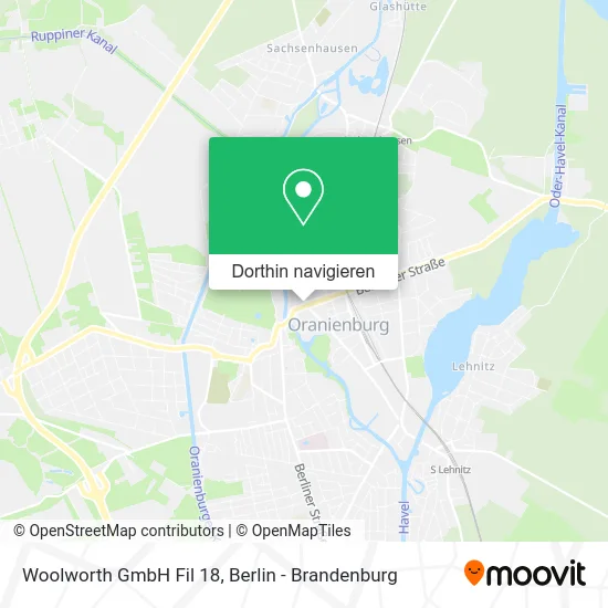 Woolworth GmbH Fil 18 Karte
