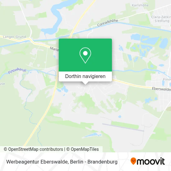 Werbeagentur Eberswalde Karte