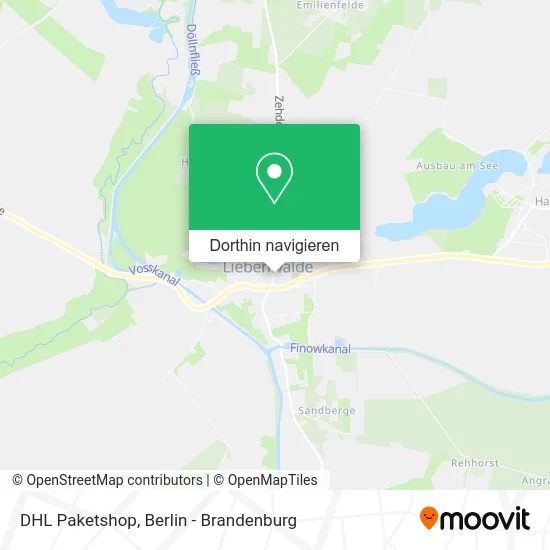 DHL Paketshop Karte