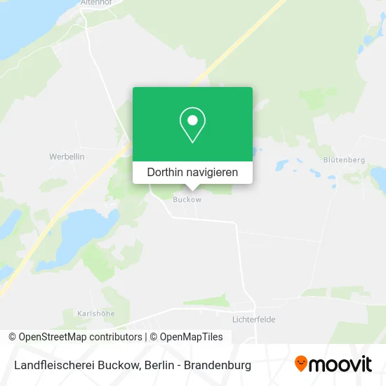 Landfleischerei Buckow Karte