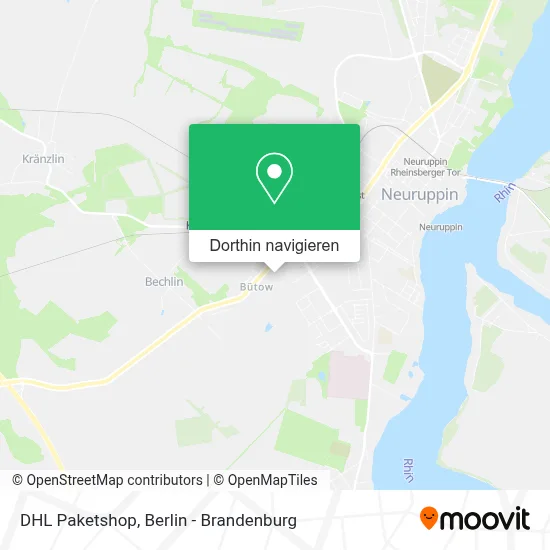 DHL Paketshop Karte