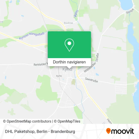 DHL Paketshop Karte