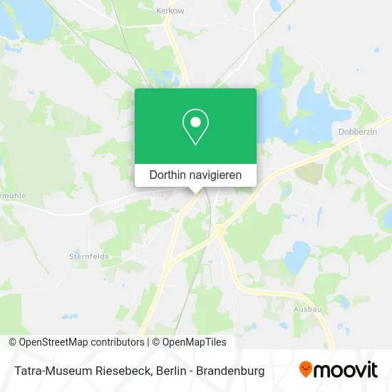 Tatra-Museum Riesebeck Karte