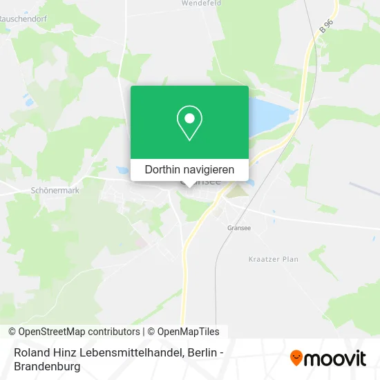 Roland Hinz Lebensmittelhandel Karte