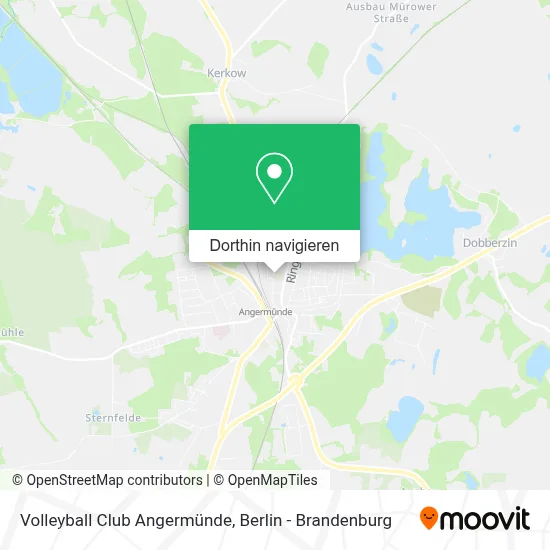 Volleyball Club Angermünde Karte