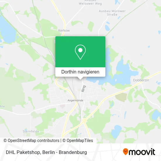 DHL Paketshop Karte