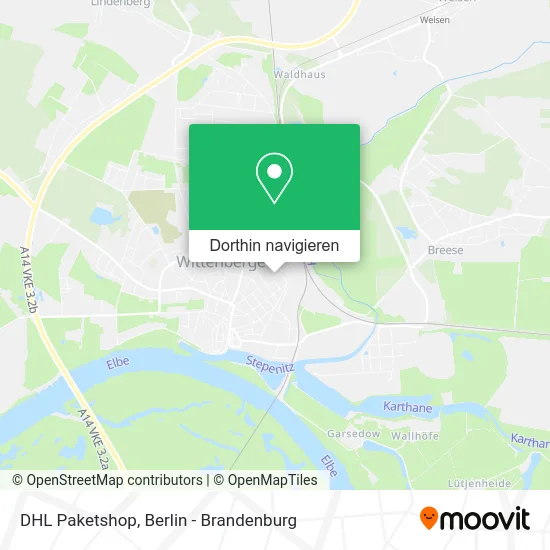 DHL Paketshop Karte