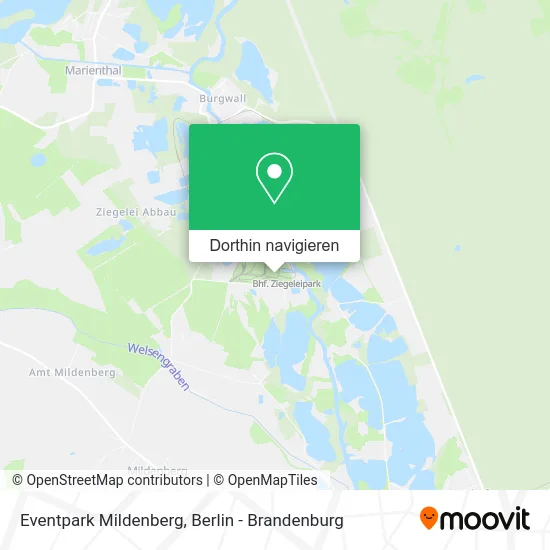 Eventpark Mildenberg Karte