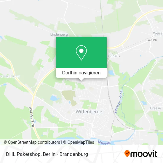 DHL Paketshop Karte