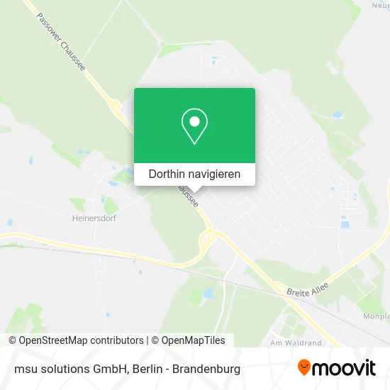 msu solutions GmbH Karte