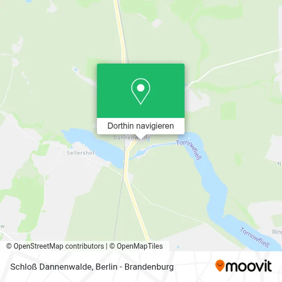 Schloß Dannenwalde Karte