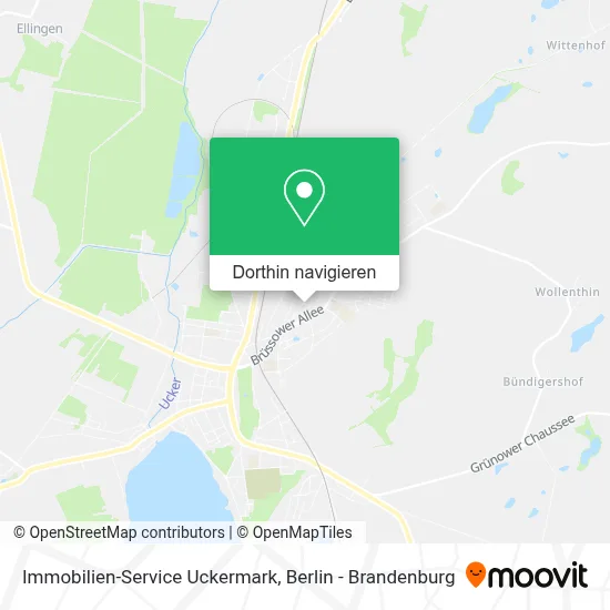 Immobilien-Service Uckermark Karte