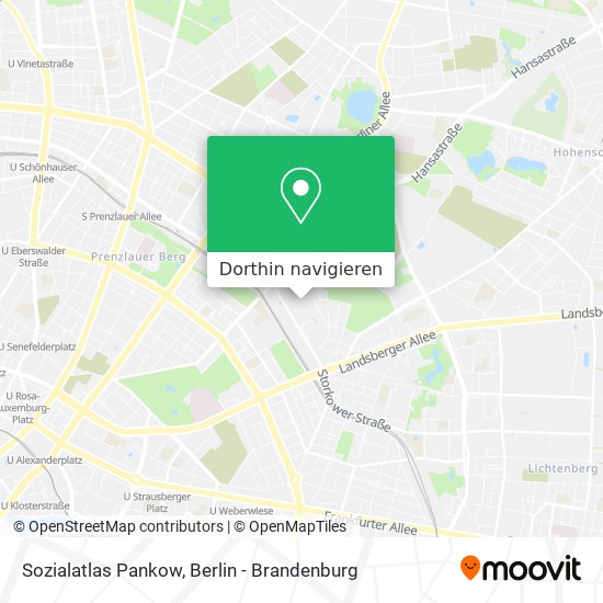 Sozialatlas Pankow Karte