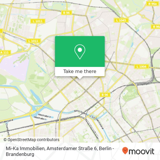 Mi-Ka Immobilien, Amsterdamer Straße 6 Karte