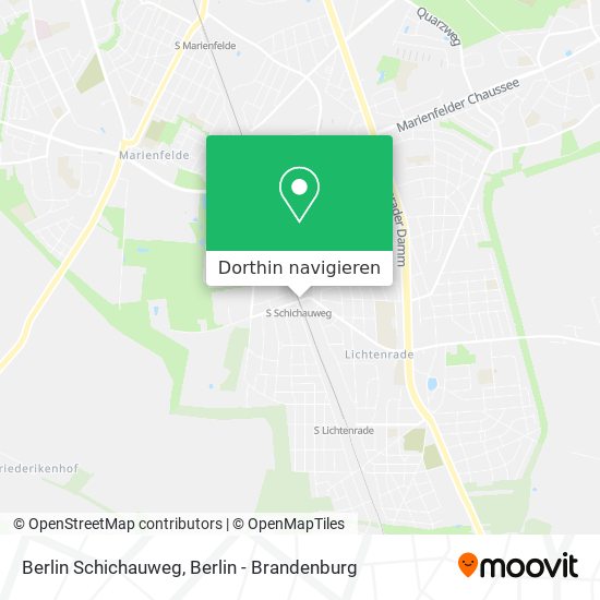 Berlin Schichauweg Karte