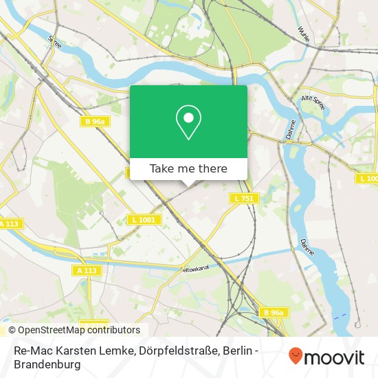 Re-Mac Karsten Lemke, Dörpfeldstraße Karte
