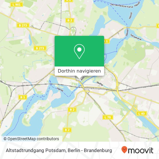 Altstadtrundgang Potsdam Karte