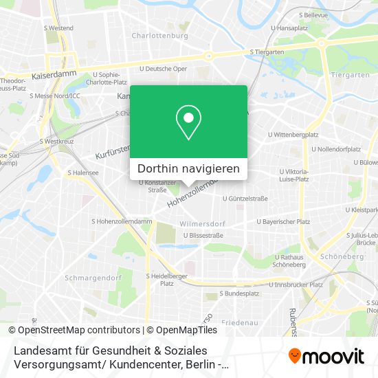 Landesamt für Gesundheit & Soziales Versorgungsamt/ Kundencenter Karte