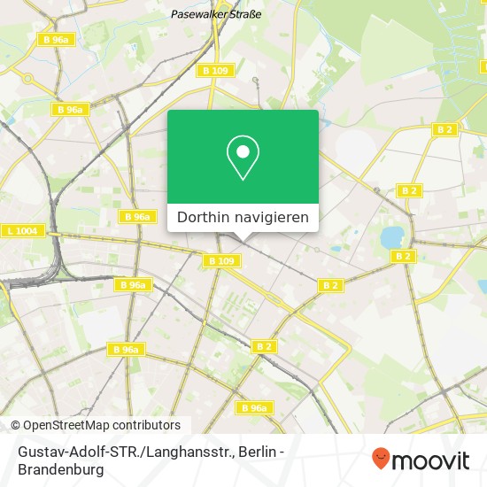 Gustav-Adolf-STR./Langhansstr. Karte