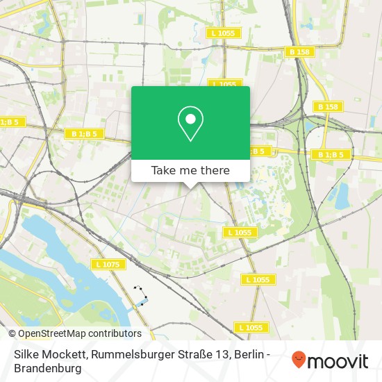 Silke Mockett, Rummelsburger Straße 13 Karte