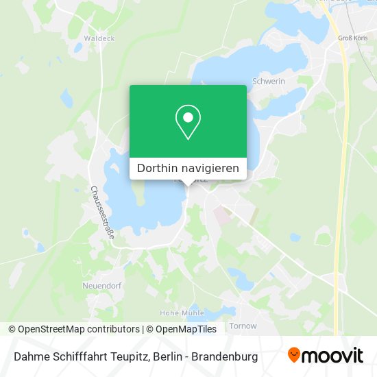 Dahme Schifffahrt Teupitz Karte