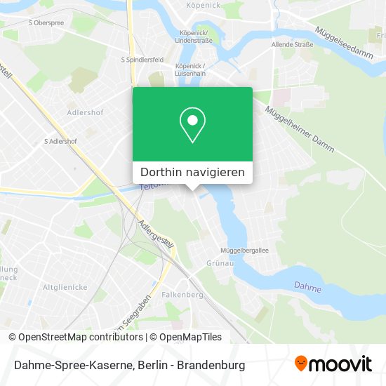 Dahme-Spree-Kaserne Karte
