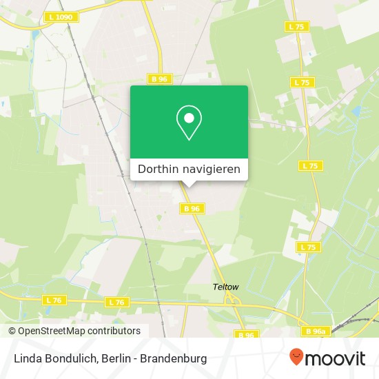 Linda Bondulich, Regensburger Straße 12 Karte