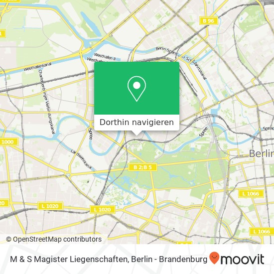 M & S Magister Liegenschaften, Claudiusstraße 1 Karte